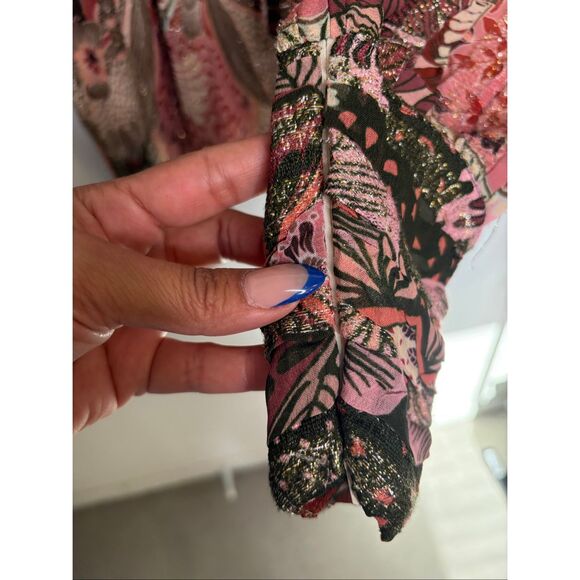 Ciebon Front Neck Tie Blouse - Picture 4 of 8